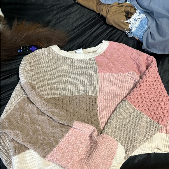 Altar'd State Sweaters - Winnie sweater from altard state patchwork